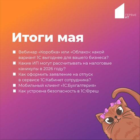 Итоги мая Итоги мая
