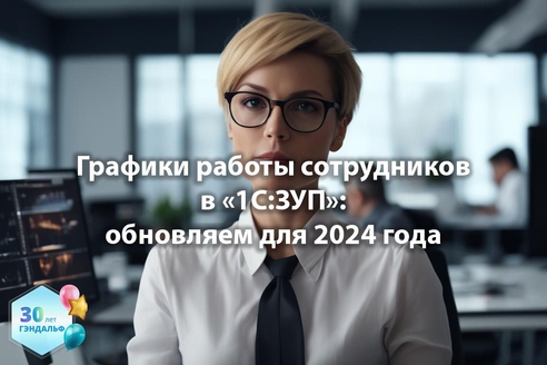 Графики работы сотрудников в "1С:Зарплата и управление персоналом": обновляем для 2024 года Графики работы сотрудников в "1С:Зарплата и управление персоналом": обновляем для 2024 года