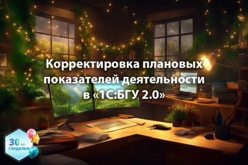 Корректировка плановых показателей деятельности в "1С:Бухгалтерия государственного учреждения 2.0" Корректировка плановых показателей деятельности в "1С:Бухгалтерия государственного учреждения 2.0"