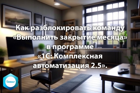 Как разблокировать команду «Выполнить закрытие месяца» в программе «1С: Комплексная автоматизация 2.5». Как разблокировать команду «Выполнить закрытие месяца» в программе «1С: Комплексная автоматизация 2.5».