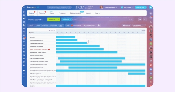Работа диаграммы. Скрин из журнала на официальном сайте Битрикса Работа диаграммы. Скрин из журнала на официальном сайте Битрикса