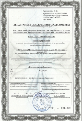 Сертификат Сертификат