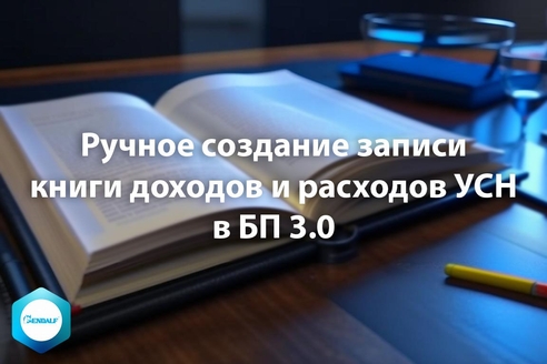 Ручное создание записи книги доходов и расходов УСН в "1С:Бухгалтерия предприятия" 3.0 Ручное создание записи книги доходов и расходов УСН в "1С:Бухгалтерия предприятия" 3.0