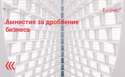 Амнистия за дробление бизнеса Амнистия за дробление бизнеса