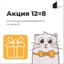 12 месяцев сопровождения по цене 8 12 месяцев сопровождения по цене 8