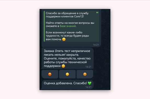 Как выглядят оценки в самом боте Как выглядят оценки в самом боте