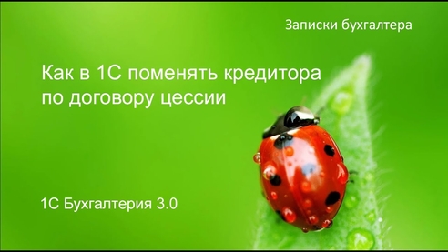 Как в 1С БП 8.3 отразить операции по смене кредитора на основании договора уступки права требования Как в 1С БП 8.3 отразить операции по смене кредитора на основании договора уступки права требования